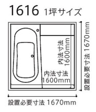 ユニットバス　規格サイズをご紹介します！